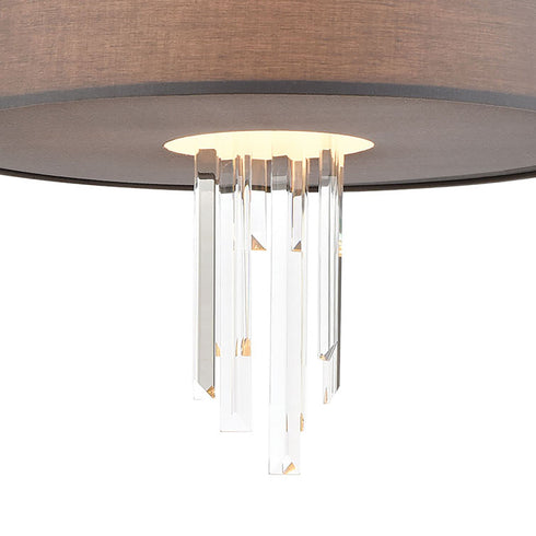 Elk Crystal Falls 3 Light Chandlier In Satin Model: 46594/3