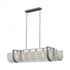 Elk Crystal Rods 6 Light Linear Chandelier In Model: 69235/6