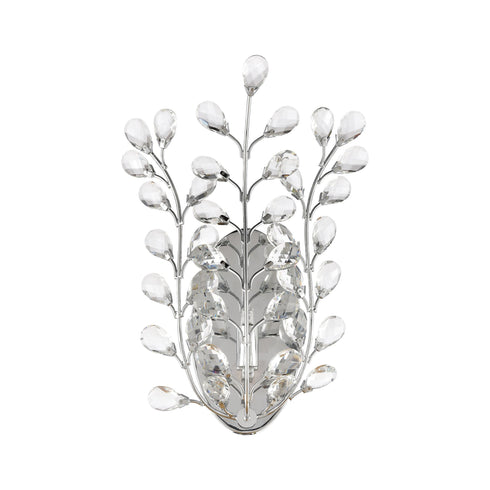 Elk Crystique 1 Light Sconce In Polished Chrome Model: 45460/1