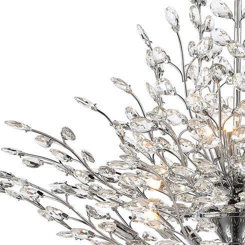 Elk Crystique 12 Light Chandelier In Polished Model: 45464/12