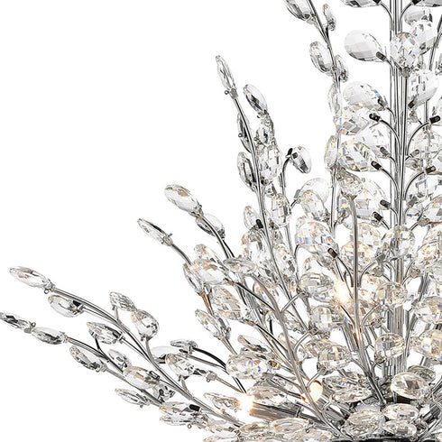 Elk Crystique 9 Light Chandelier In Polished Model: 45463/9