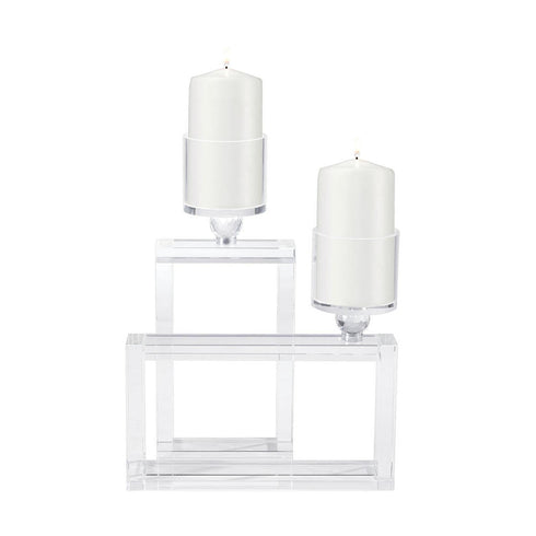 Elk Cubic Candle Holder In Clear Model: 2225-018/S2