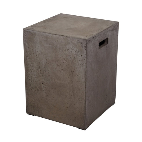 Elk Cubo Squared Concrete Stool Model: 157-004
