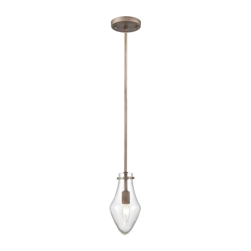 Elk Culmination 1 Light Mini Pendant In Weathered Model: 12295/1