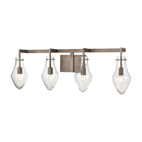 Elk Culmination 4 Light Vanity Light In Weathered Model: 12294/4