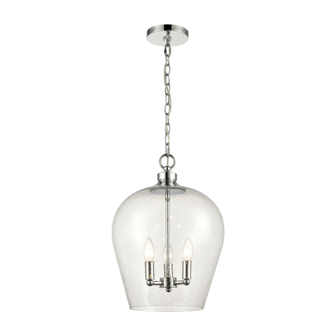 Elk Darlene 3 Light Pendant In Polished Chrome Model: 30065/3