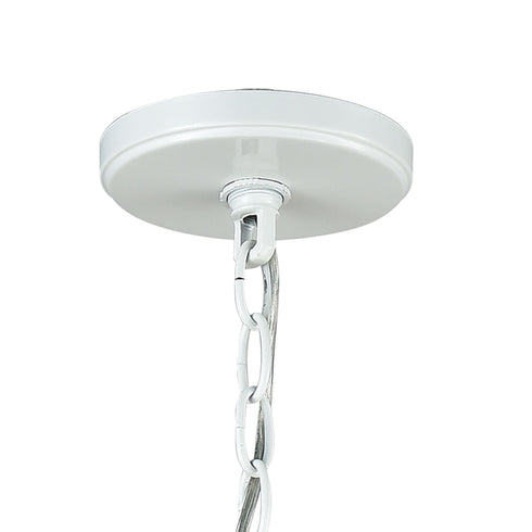 Elk Decatur 12 Light Chandelier In Matte White Model: 81297/12