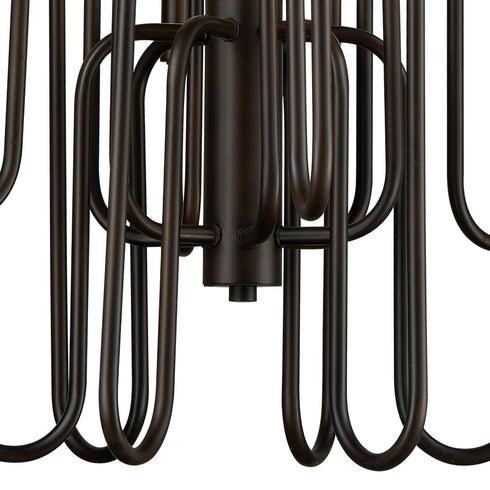 Elk Decatur 12 Light Chandelier In Oil Rubbed Model: 81287/12
