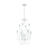 Elk Decatur 8 Light Chandelier In Matte White Model: 81296/8