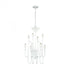 Elk Decatur 8 Light Chandelier In Matte White Model: 81296/8
