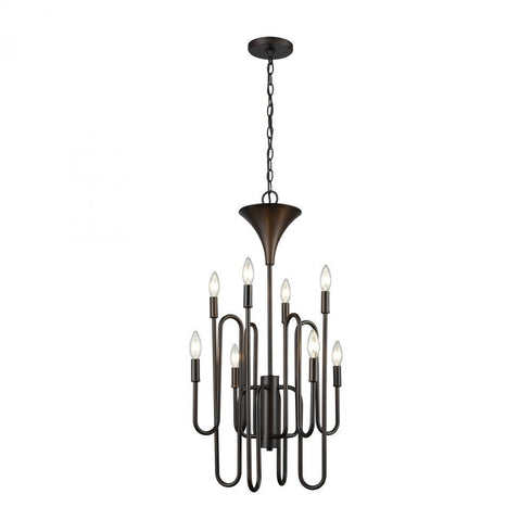 Elk Decatur 8 Light Chandelier In Oil Rubbed Model: 81286/8