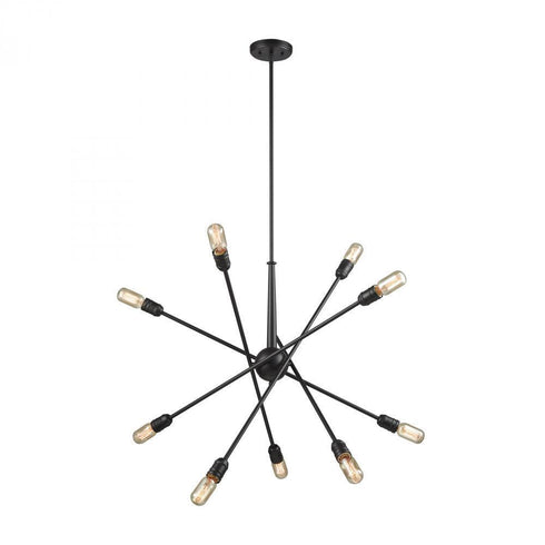 Elk Delphine 10 Light Chandelier In Oil Rubbed Model: 46228/10