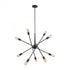 Elk Delphine 10 Light Chandelier In Oil Rubbed Model: 46228/10