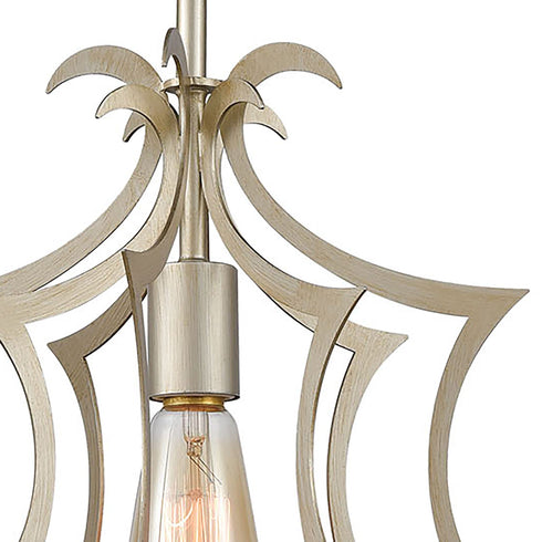 Elk Delray 1 Light Mini Pendant In Aged Silver Model: 12061/1
