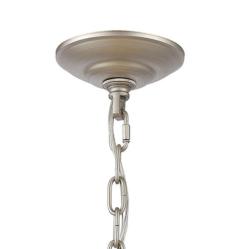 Elk Delray 1 Light Mini Pendant In Aged Silver Model: 12061/1