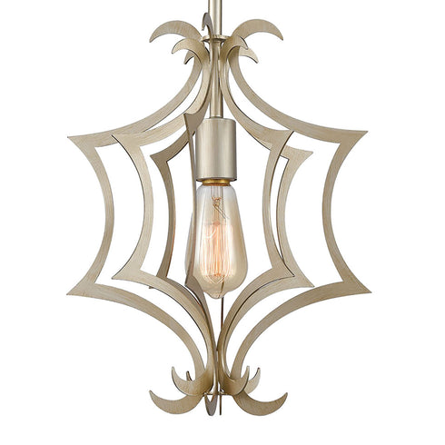 Elk Delray 1 Light Mini Pendant In Aged Silver Model: 12061/1