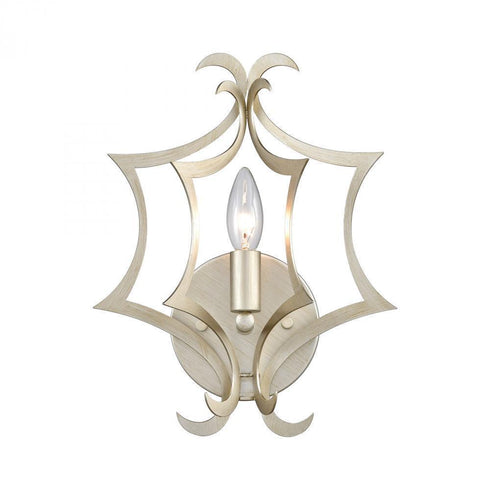 Elk Delray 1 Light Sconce In Aged Silver Model: 12060/1