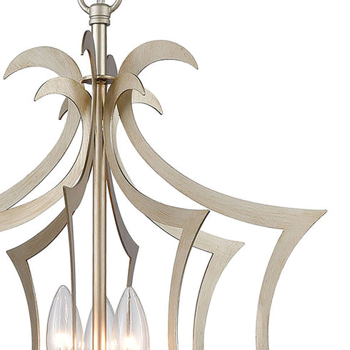 Elk Delray 3 Light Pendant In Aged Silver Model: 12062/3