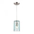 Elk Diamond Pleat 1 Light Mini Pendant In Satin Model: 21194/1