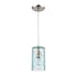 Elk Diamond Pleat 1 Light Mini Pendant In Satin Model: 21194/1