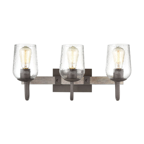Elk Dillon 3 Light Vanity Light In Vintage Rust Model: 15372/3