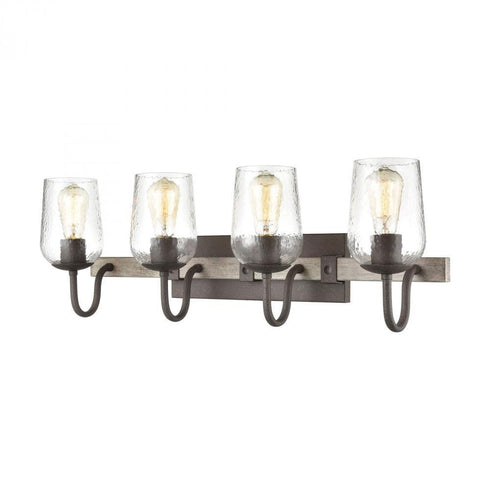 Elk Dillon 4 Light Vanity Light In Vintage Rust Model: 15373/4
