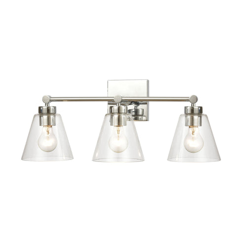 Elk East Point 3 Light Vanity Light In Polished Model: 18344/3