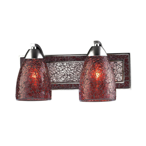 Elk Elegant Bath Vanity Light Model: 1301-2SLV-RDC