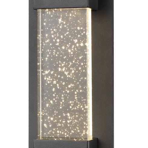 Elk Emode Sconce In Matte Black With Seeded Model: 87110/LED