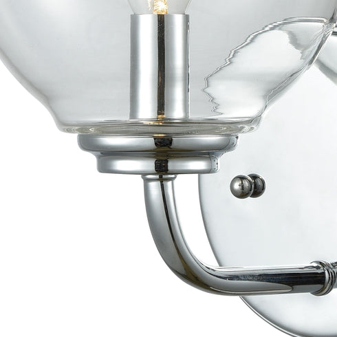 Elk Emory 1 Light Vanity Lamp In Polished Chrome Model: 81360/1
