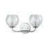 Elk Emory 2 Light Vanity Lamp In Polished Chrome Model: 81361/2