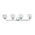 Elk Emory 4 Light Vanity Lamp In Polished Chrome Model: 81363/4