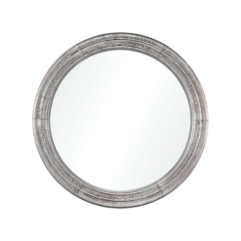 Elk Engagement Mirror In Embossed German Silver Model: 3116-042