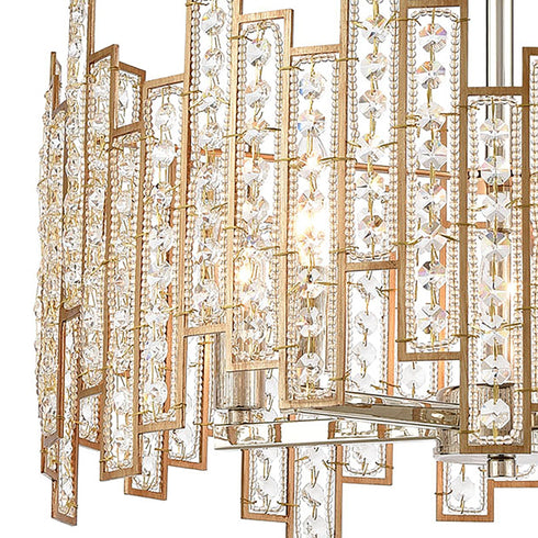 Elk Equilibrium 5 Light Chandlier In Matte Gold Model: 12134/5