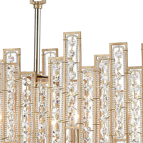 Elk Equilibrium 5 Light Linear Chandelier In Model: 12136/5
