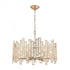 Elk Equilibrium 6 Light Chandlier In Matte Gold Model: 12135/6