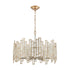 Elk Equilibrium 6 Light Chandlier In Matte Gold Model: 12135/6