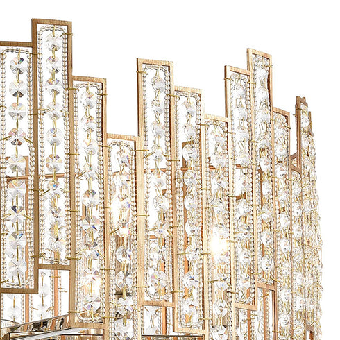 Elk Equilibrium 6 Light Chandlier In Matte Gold Model: 12135/6