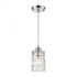 Elk Ezra 1 Light Mini Pendant In Polished Chrome Model: 17414/1