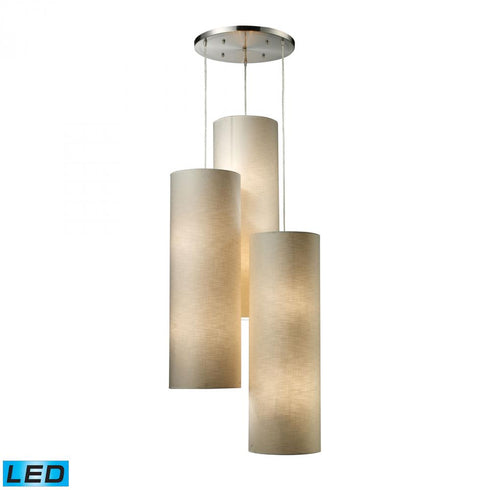 Elk Fabric Cylinders Mini Pendant Model: 20160/12R-LED