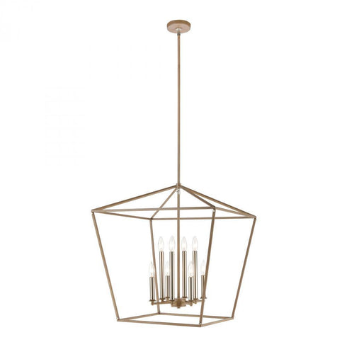 Elk Fairfax 8 Light Chandlier In Light Wood Model: 57226/8