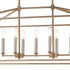 Elk Fairfax 8 Light Chandlier In Light Wood Model: 57226/8