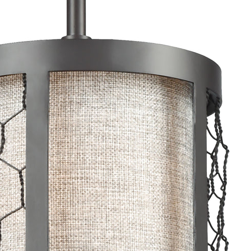 Elk Filmore 1 Light Mini Pendant In Oiled Bronze Model: 15241/1