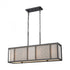 Elk Filmore 4 Light Linear Chandelier In Oil Model: 15244/4