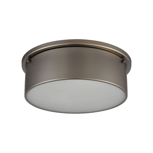 Elk Flushmounts 3 Light Flush Mount In Black Nickel With Model: 12111/3