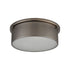 Elk Flushmounts 3 Light Flush Mount In Black Nickel With Model: 12111/3