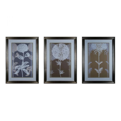 Elk Framed Picture Neutral Efflorescence Model: 10005-S3