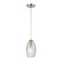 Elk Frazzle 1 Light Mini Pendant In Satin Nickel Model: 60200/1