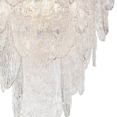 Elk Frozen Cascade 9 Light Chandelier In Polished Model: 32445/9