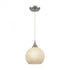 Elk Fusion 1 Light Mini Pendant In Satin Nickel Model: 529-1WHT